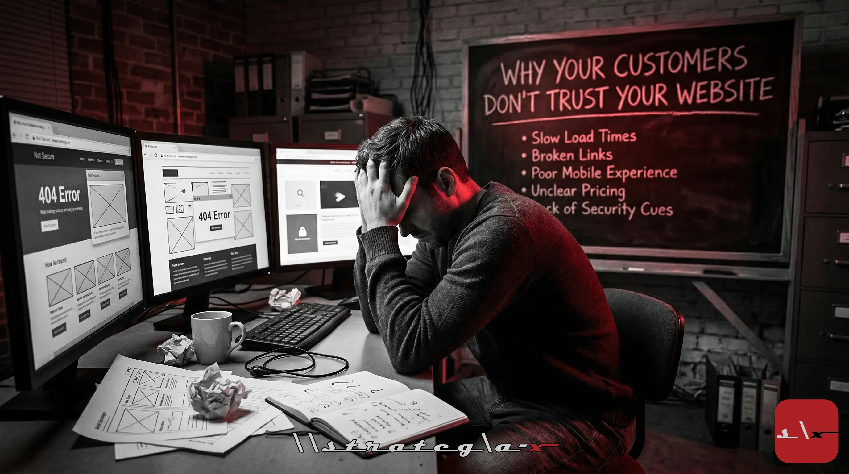 Why Your Customers Don't Trust Your Website (And What It's Costing You)