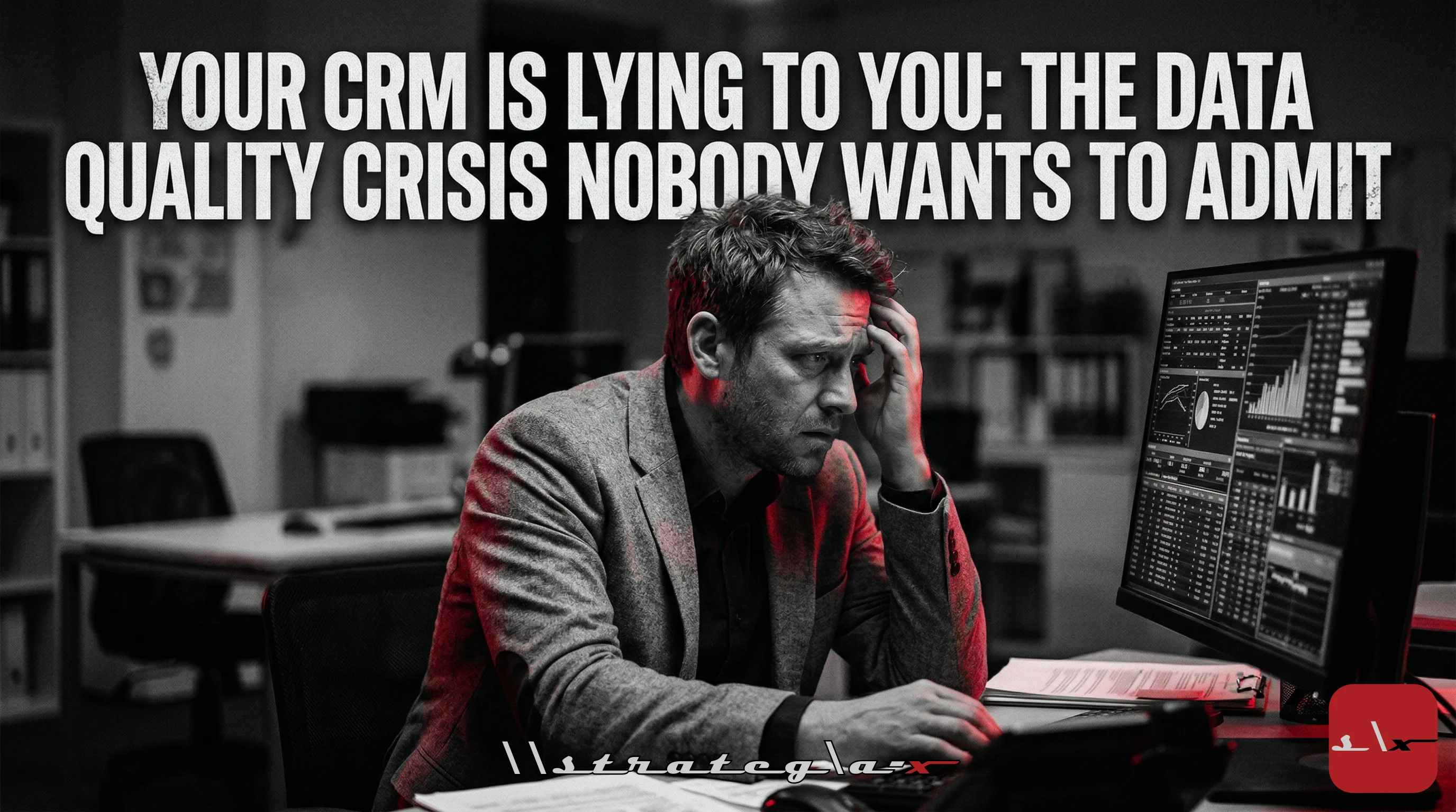 Your CRM Is Lying to You: The Data Quality Crisis Nobody Wants to Admit