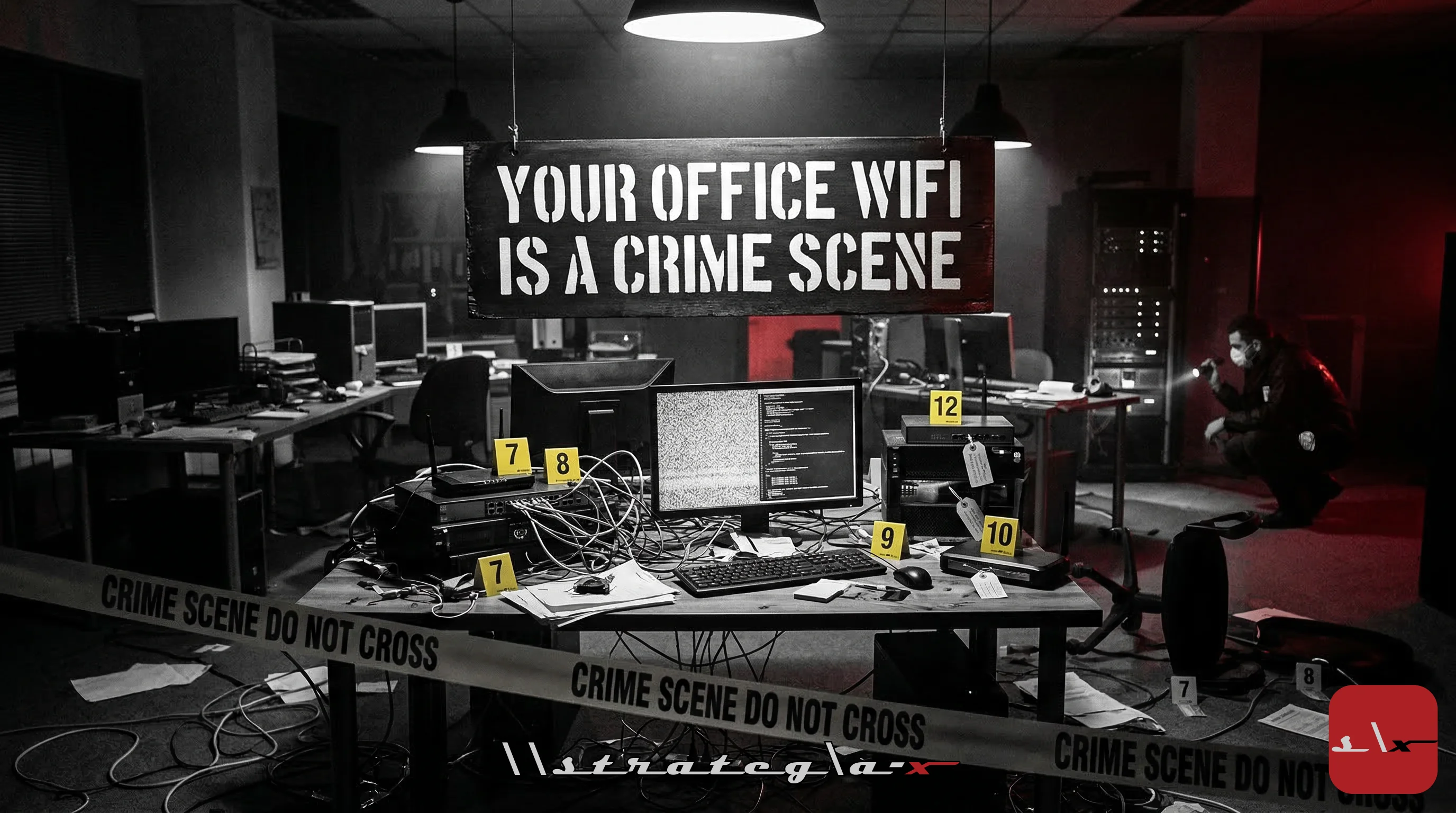Your Office WiFi Is a Crime Scene — And Nobody's Investigating