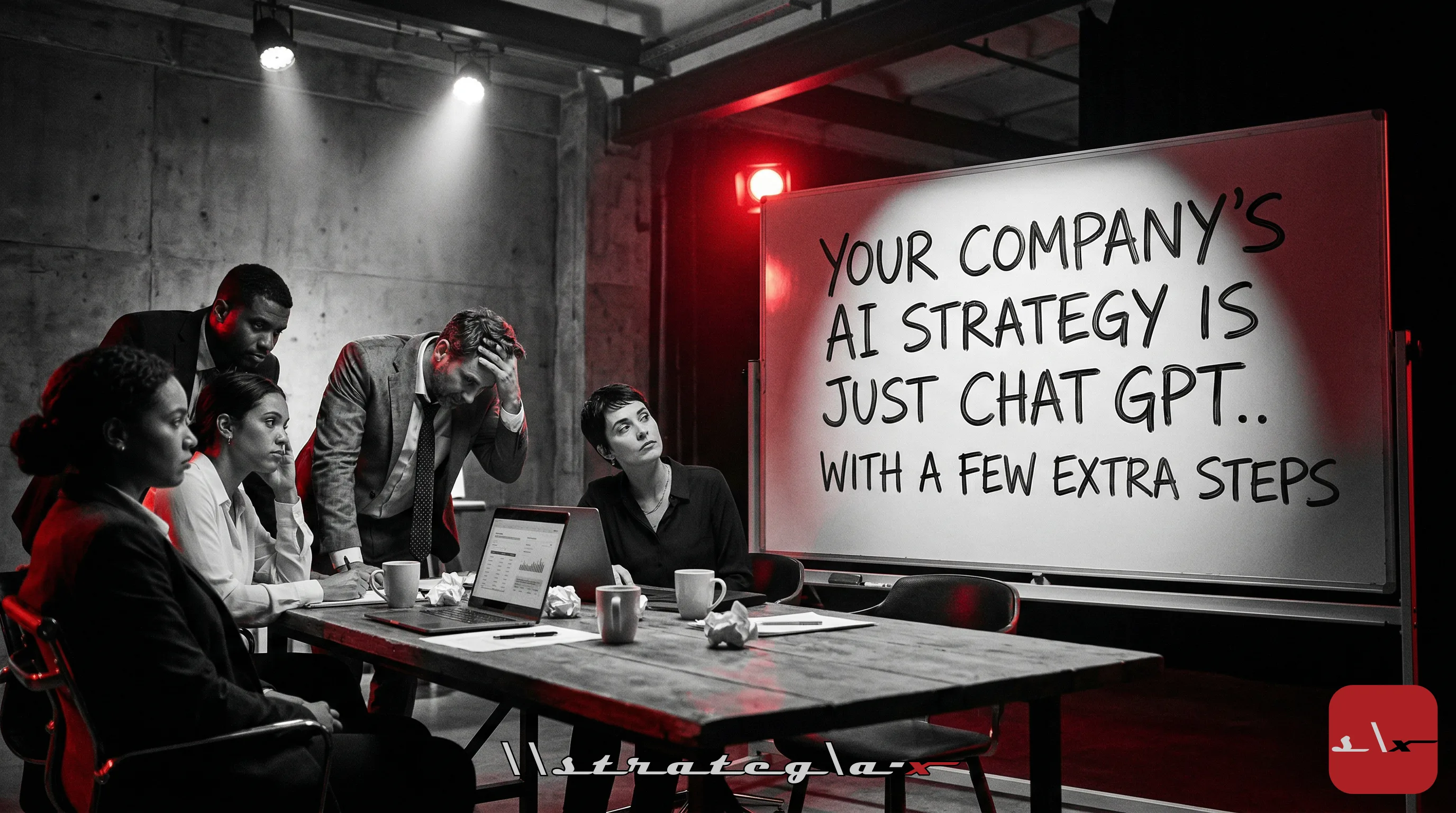 Your Company's AI Strategy Is Just ChatGPT With Extra Steps — And It's About to Hit a Wall