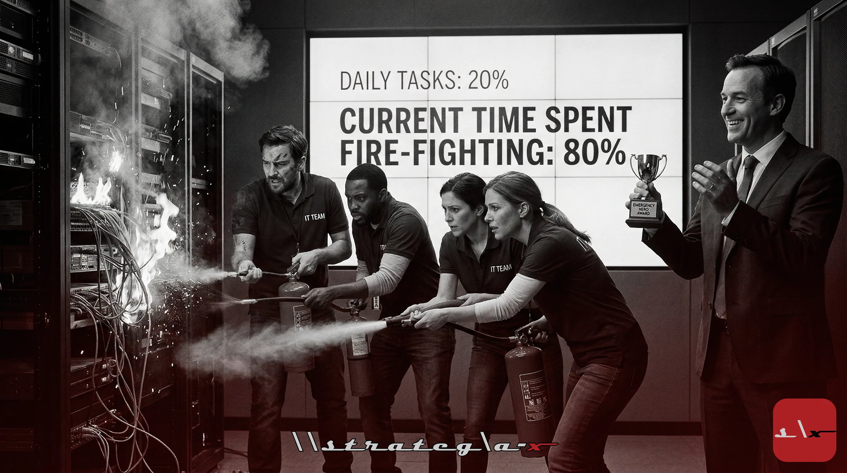 Your IT Team Is Firefighting 80% of the Time — And You're Rewarding Them for It