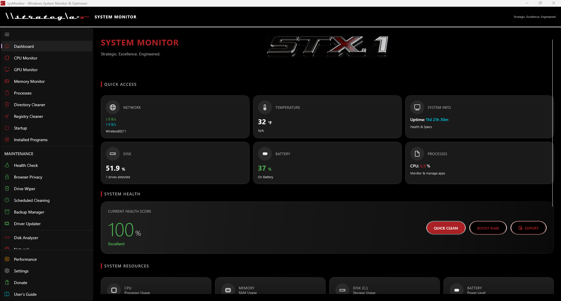 Thumbnail for Download Strategia-X's FREE Ultimate PC Maintenance Tool!